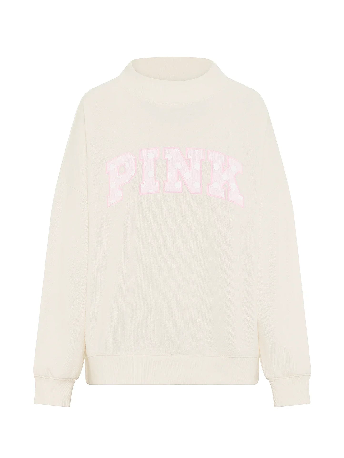 Oversized Mock-Neck Sweatshirt styled for an off-duty look.