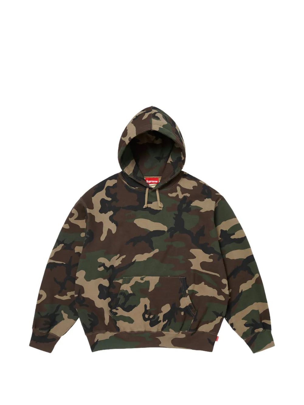 Camo Pattern Supreme Printed Hoodie