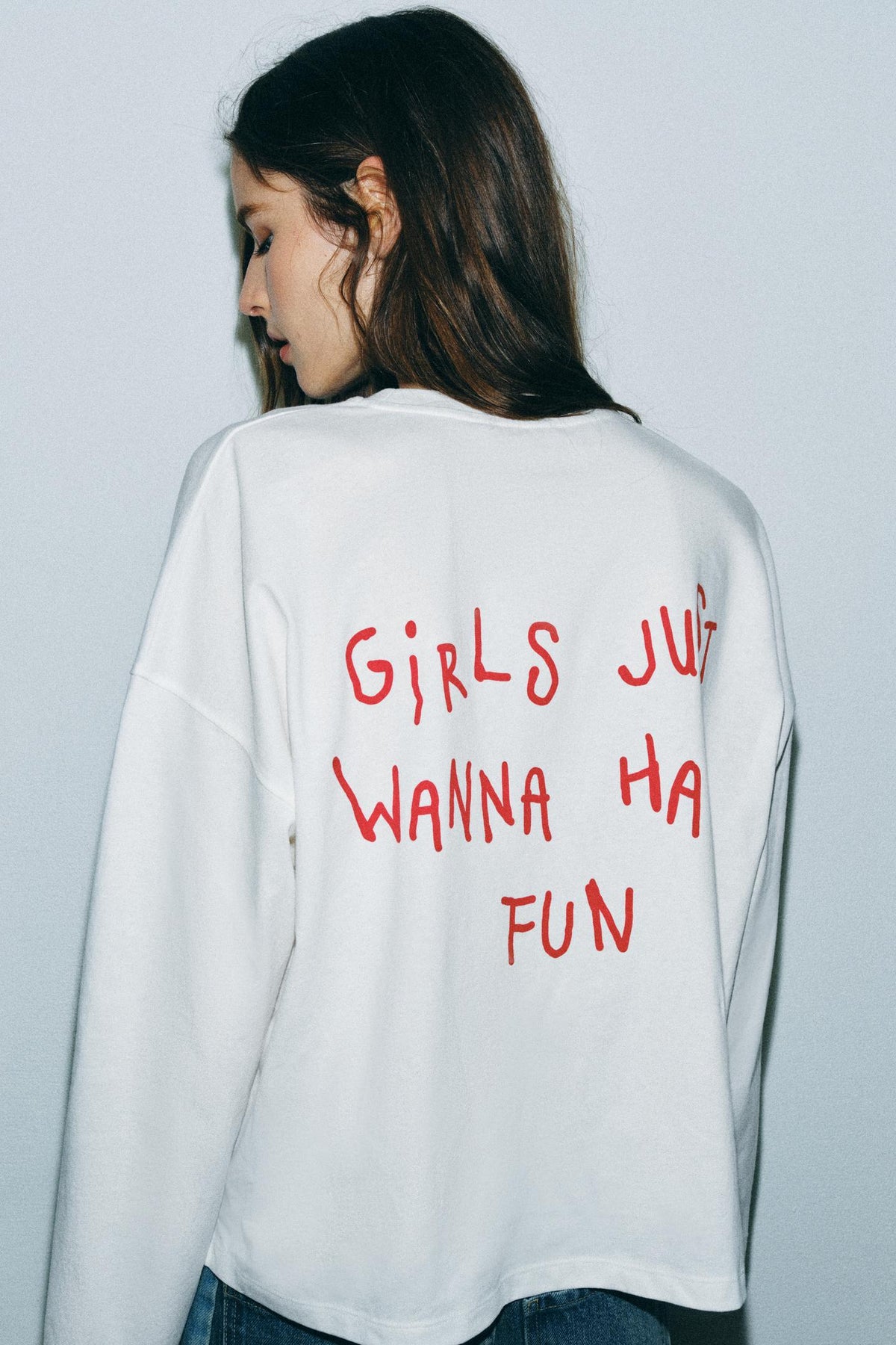 Oversized Text T-Shirt