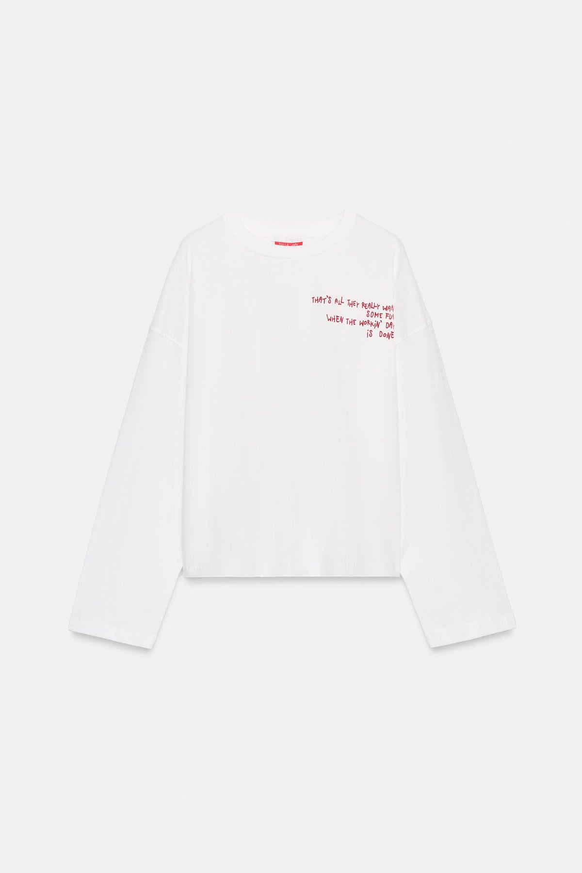 Oversized Text T-Shirt
