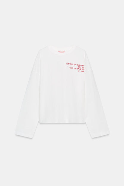 Oversized Text T-Shirt