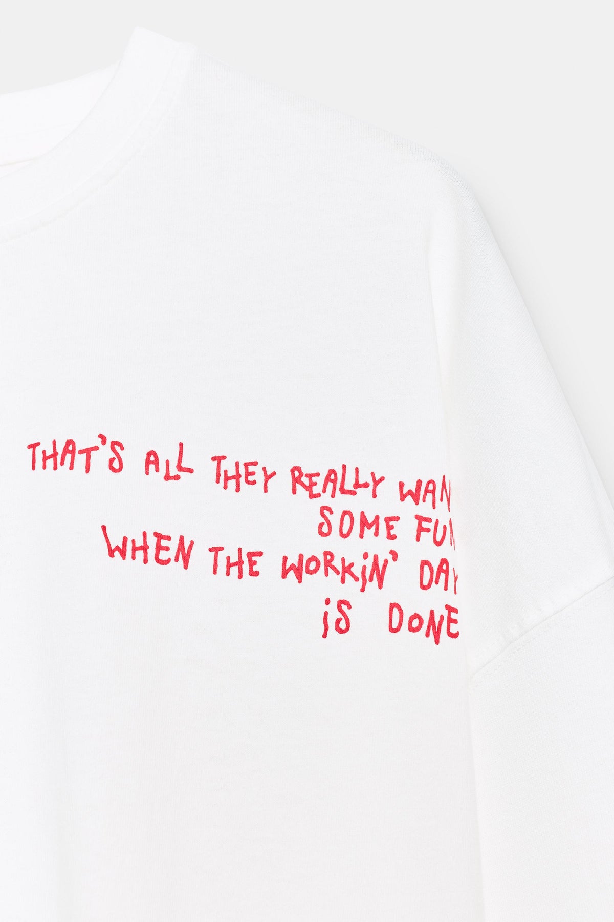 Oversized Text T-Shirt