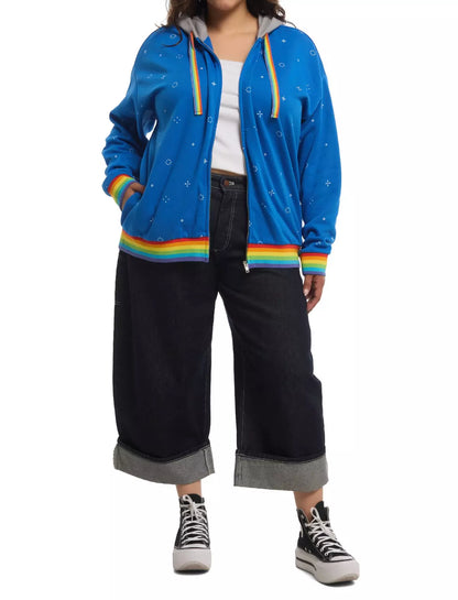 Nyan Cat Plush Ears Girls Hoodie