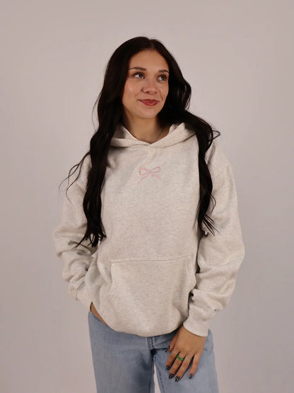 Pink Bow Hoodie