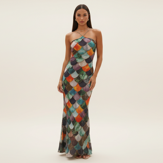 Halter Mermaid Dress