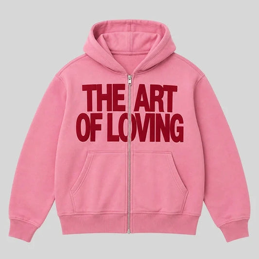 Olivia Dean The Art Of Loving Pink Hoodie