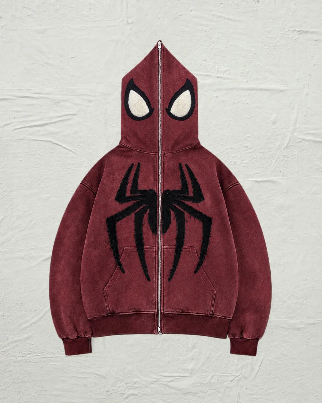 Blood Red Spider Full-Zip Hoodie