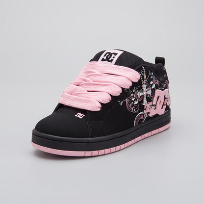 Blush & Black Court Sneaker